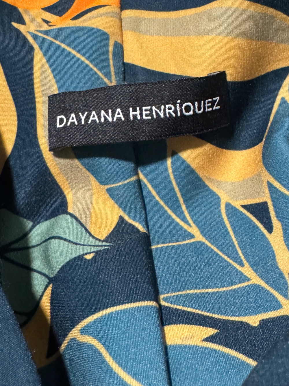 Day Henríquez Briss Dress Canto de la Sirena XS/S Tropical Maxi Resort $235 - Picture 8 of 12